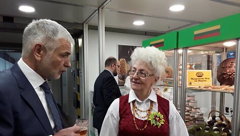 B.Markauskas Lietuvos paviljone 