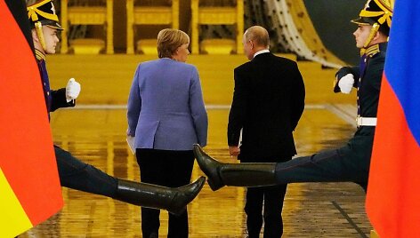 Angela Merkel, Vladimiras Putinas