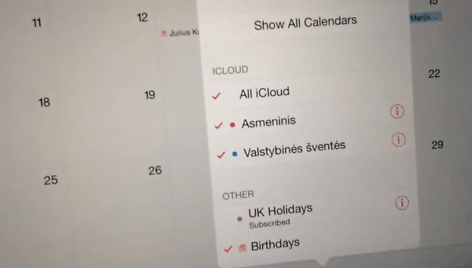 Apple programėlėje įsivėlė klaida