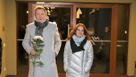 Vytautas &Scaron;i&scaron;kauskas su nauja &scaron;irdies drauge