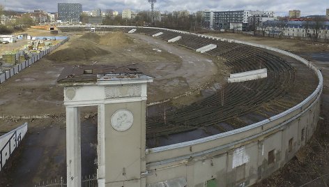 Žalgirio stadiono teritorijoje  statomas viešbutis „Marriott“