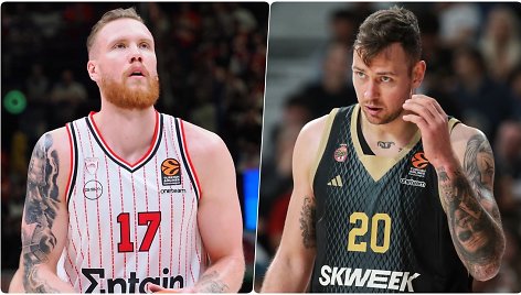 Ignas Brazdeikis ir Donatas Motiejūnas