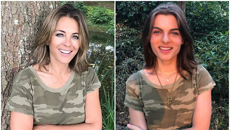 Elizabeth Hurley ir Damian Hurley