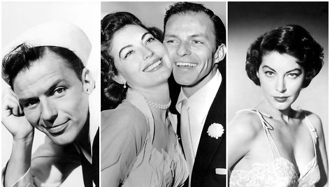 Frankas Sinatra su mylimąja Ava Gardner