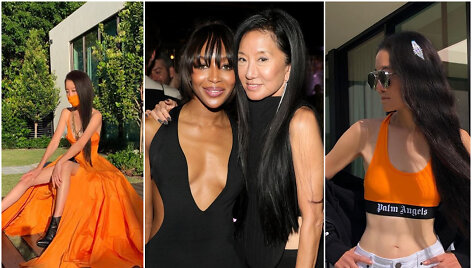 Vera Wang, Naomi Campbell