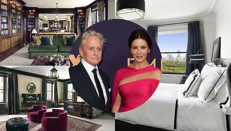 Michaelas Douglasas ir Catherine Zeta-Jones parduoda apartamentus Niujorke
