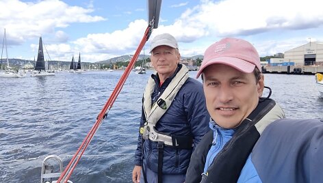 Raimondas &Scaron;iugždinis ir Rimantas Stropus.