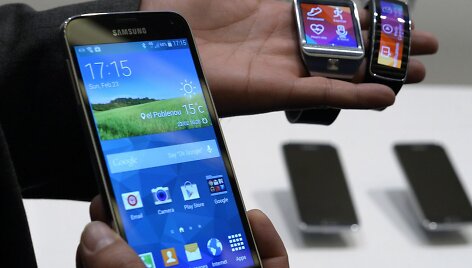 Samsung MWC parodoje pristatė flagmaną S5 ir ne&scaron;iojamus įrenginius