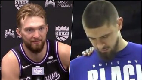 Domantas Sabonis i&scaron;rei&scaron;kė palaikymą komandos draugui Alexui Lenui