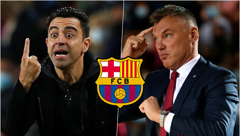 Xavi ir &Scaron;arūnas Jasikevičius