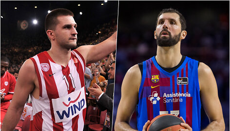 Linas Kleiza ir Nikola Mirotičius