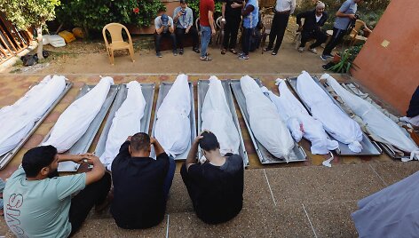 Palestiniečiai, žuvę per Izraelio smūgius Gazos Ruože
