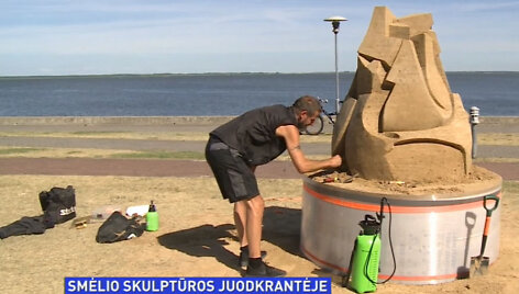 Smėlio skulptūros  Juodkrantėje