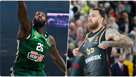 Mathiasas Lessortas ir Mike'as Jamesas kovoje dėl Eurolygos MVP apdovanojimo