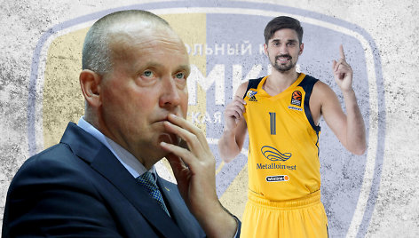 Rimas Kurtinaitis ir Aleksejus Švedas