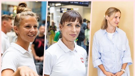 Paryžiaus olimpinėse žaidynėse startuosiančios Monika Paulikienė, Donata Karalienė ir Gintarė Venčkauskaitė augina po du vaikus.