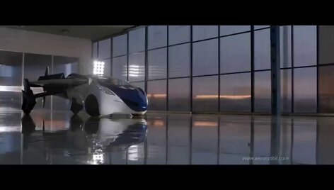 VIDEO kadras: Skraidantis automobilis
