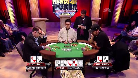Nacionalinio pokerio dvikovų čempionato akimirka / nhupc.com nuotr.