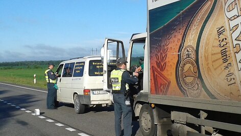 Kauno ir Panevėžio policijos reidas Panevėžio rajone