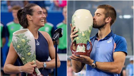 Caroline Garcia ir Borna Čoričius