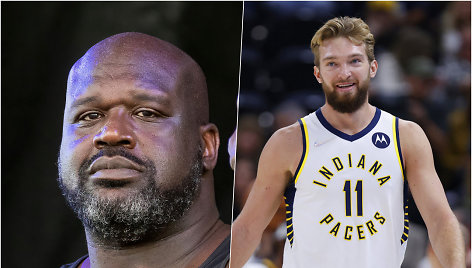 Shaquille'as O'Nealas ir Domantas Sabonis