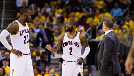 LeBronas Jamesas ir Kyrie Irvingas