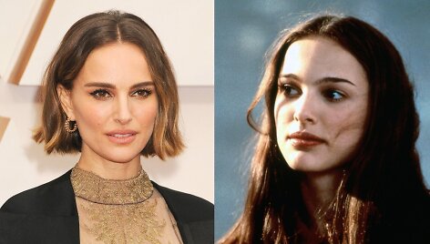 Natalie Portman dabar ir jaunystėje