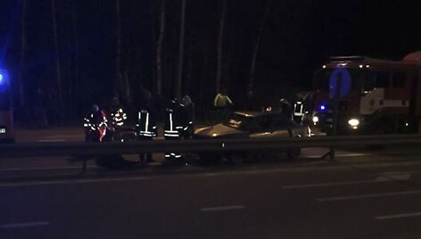 &bdquo;Audi&ldquo; ir BMW avarija Kauno rajone 