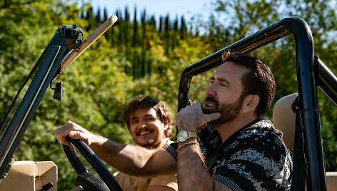Kadras i&scaron; filmo &bdquo;Nepakeliamas milžini&scaron;ko talento svoris&ldquo;