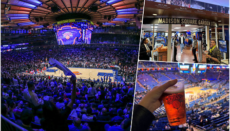 NBA rungtynės „Madison Square Garden“ arenoje