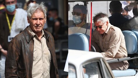 Harrisonas Fordas &bdquo;Indiana Džounso&ldquo; tęsinio filmavime Italijoje