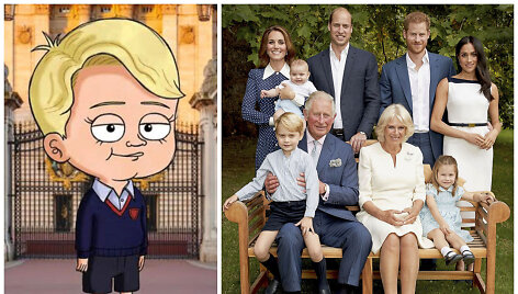 Apie britų karali&scaron;kąją &scaron;eimą bus kuriamas animacinis serialas