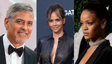 George'as Clooney, Halle Berry, Rihanna