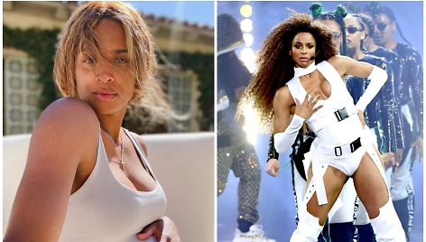 Netrukus gimdysianti dainininkė Ciara paskutines nėštumo dienas įamžino fotosesijoje baseine