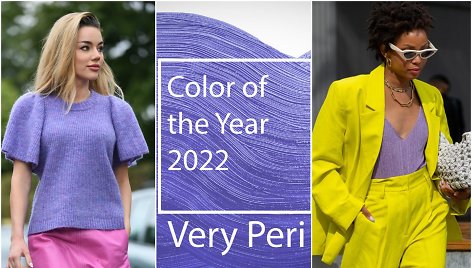 „Pantone“ išrinkta 2022 m. spalva – melsvai violetinė („Very Peri“)