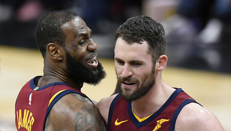 LeBronas Jamesas ir Kevinas Love