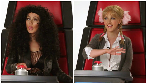 Christina Aguilera parodijuoja Cher ir Britney Spears