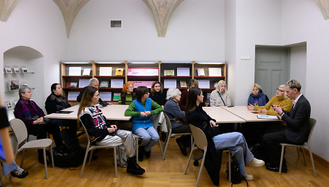 Susitikimas A.Mickevičiaus bibliotekoje 