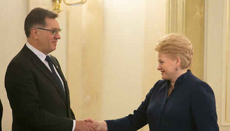 Dalia Grybauskaitė ir Algirdas Butkevičius