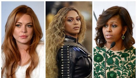 Lindsay Lohan, Beyonce, Michelle Obama