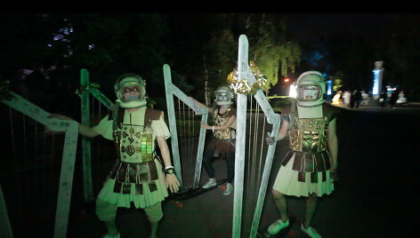Festivalio &bdquo;Tylos!&ldquo; dalyvis lietuvių kilmės menininkas Donatas Grudovich.