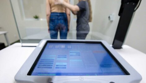 Mamografijos tyrimas padeda nustatyti ankstyvą krūties vėžį.