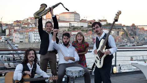 Kristina su grupe „24 Robbers Swing Band“