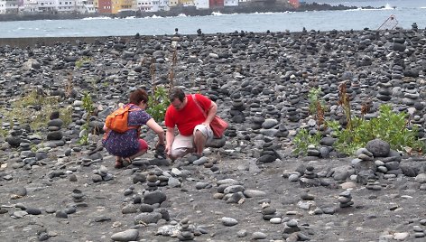 Paplūdimys Tenerifėje, kurio lankytojai tikisi norų išsipildymo