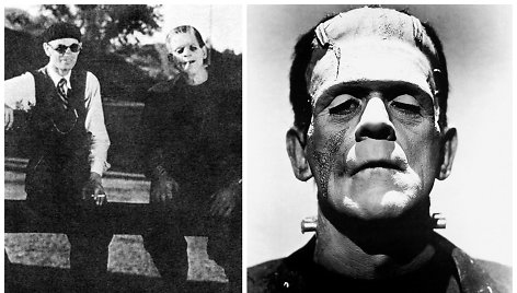 James'as Whale'as ir Borisas Karloffas (1931) bei B.Karloff filme „Bride of Frankenstein“ (1935).