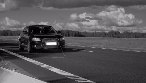 Greitį vir&scaron;ijusi &bdquo;Audi&ldquo;