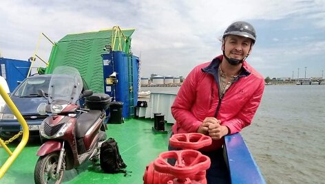 Žurnalisto Alvydo Janu&scaron;evičiaus kelionė motociklu po Baltijos Pajūrio kurortus