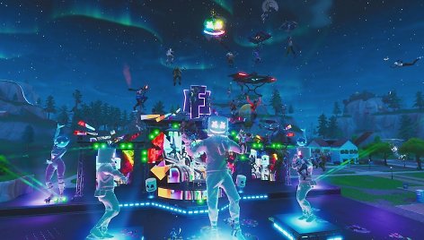 „DJ Marshmello“ koncertas „Fortnite“ žaidime