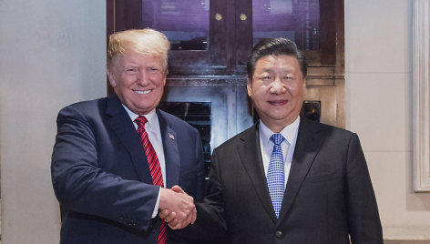 Donaldas Trumpas ir Xi Jinpingas