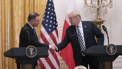  Andrzejus Duda ir Donaldas Trumpas